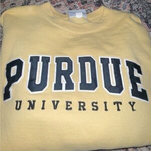 Yellow Crew Neck Sweater